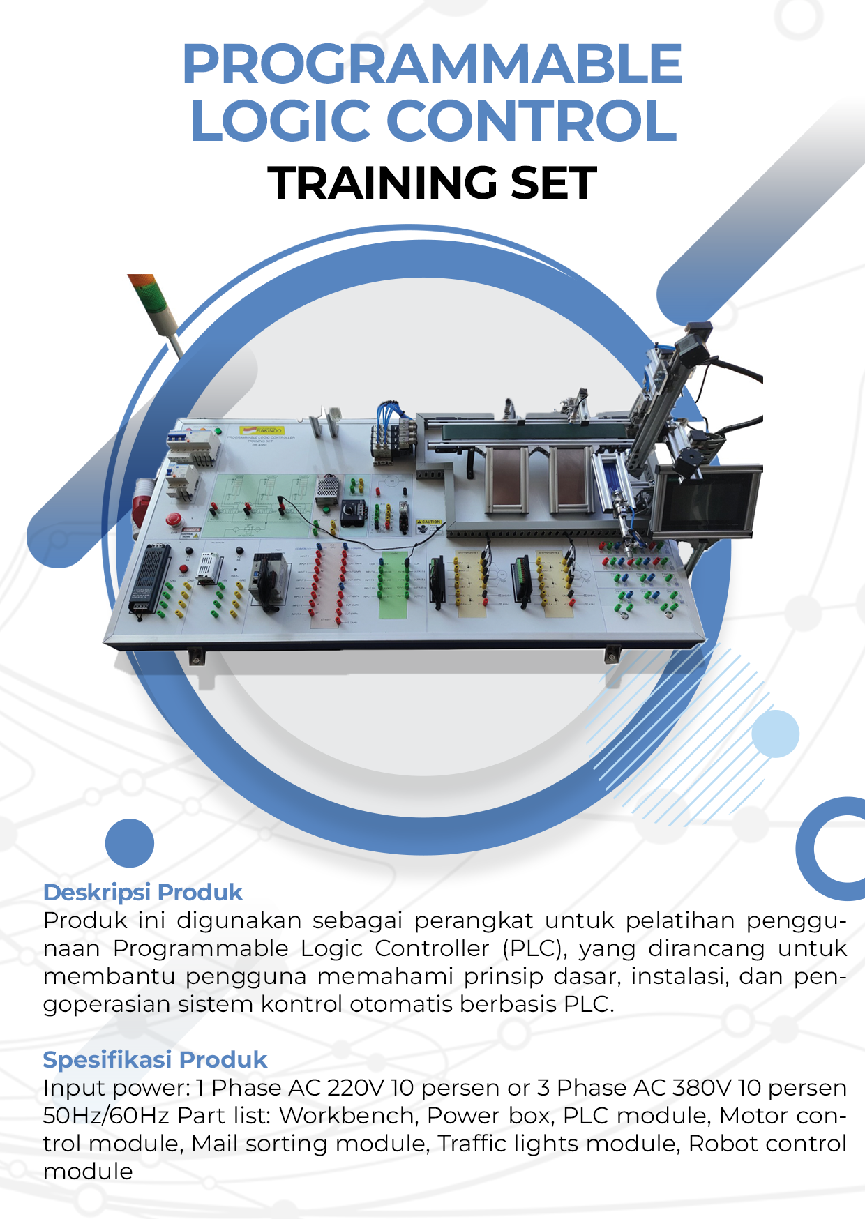 PROGRAMMABLE LOGIC CONTROLLER TRAINING SET