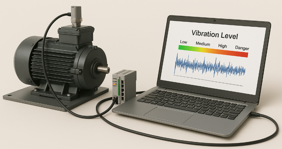 TRAINER MONITORING GETARAN MOTOR INDUKSI